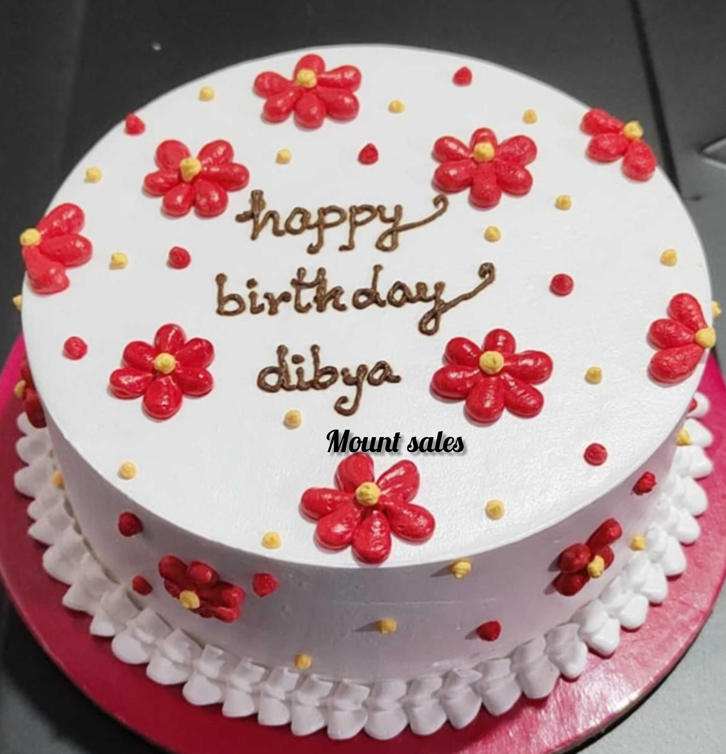 Premium RED N White Velvet Cake